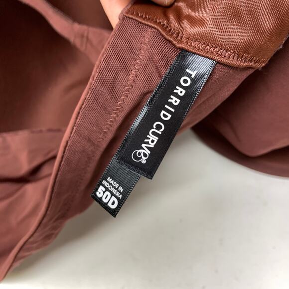 Torrid Curve 360 Back Smoothing Lightly Lined T-Shirt Bra Size 50D Brown - Picture 4 of 5